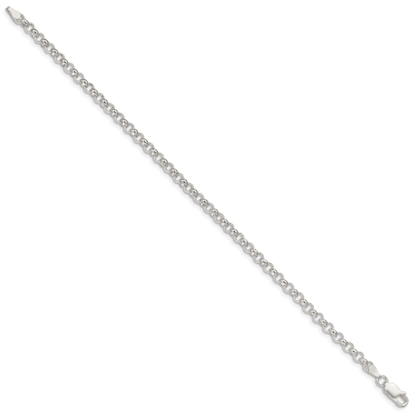 Sterling Silver 4mm Rolo Chain - Image 2