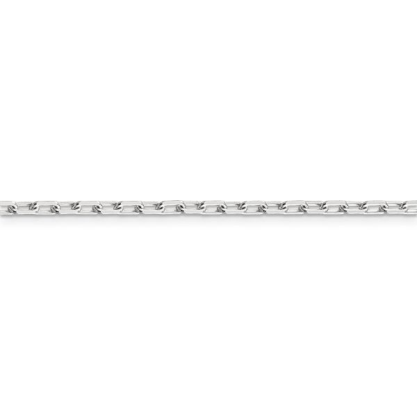 Sterling Silver 2.75mm Elongated Open Link Chain - Image 2