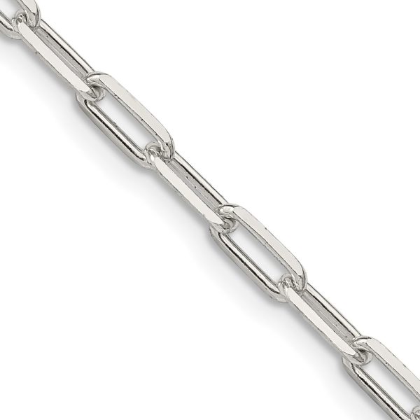 Sterling Silver 3.25mm Elongated Open Link Chain