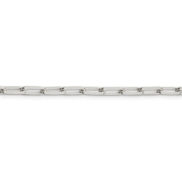 Sterling Silver 4.25mm Elongated Open Link Chain - Image 2