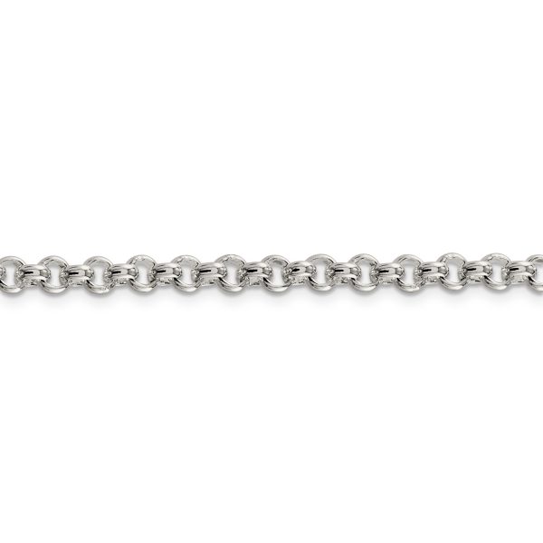 Sterling Silver 5mm Rolo Chain - Image 2