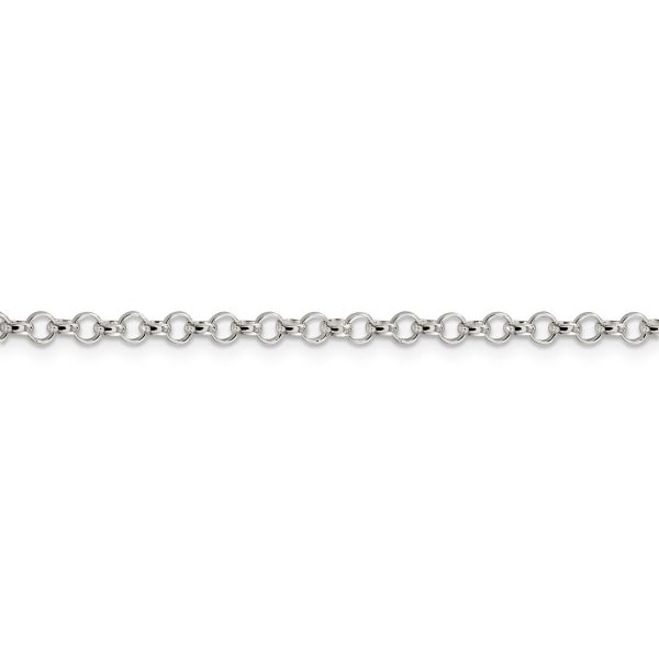 Sterling Silver 3.5mm Rolo Chain - Image 2