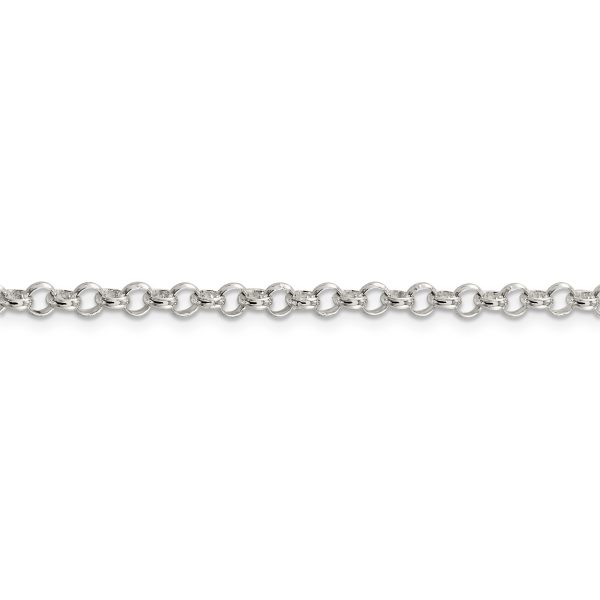 Sterling Silver 4mm Rolo Chain - Image 2