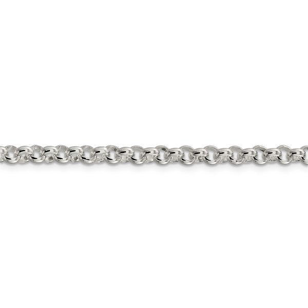 Sterling Silver 4.6mm Rolo Chain - Image 2