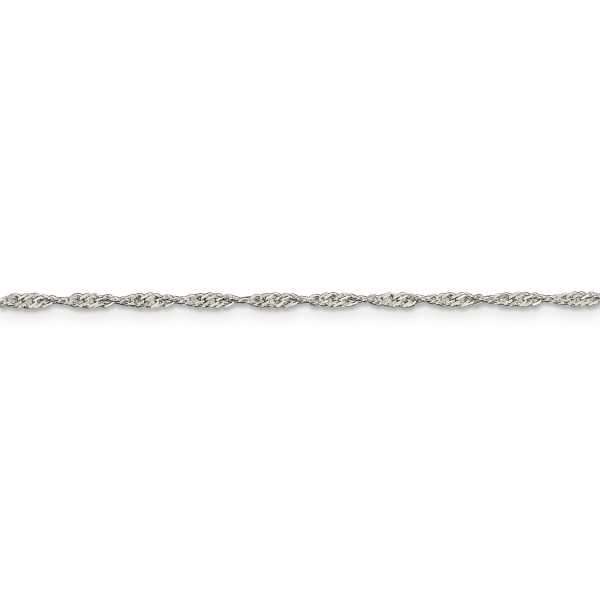 Sterling Silver 1.75mm Singapore Chain - Image 2