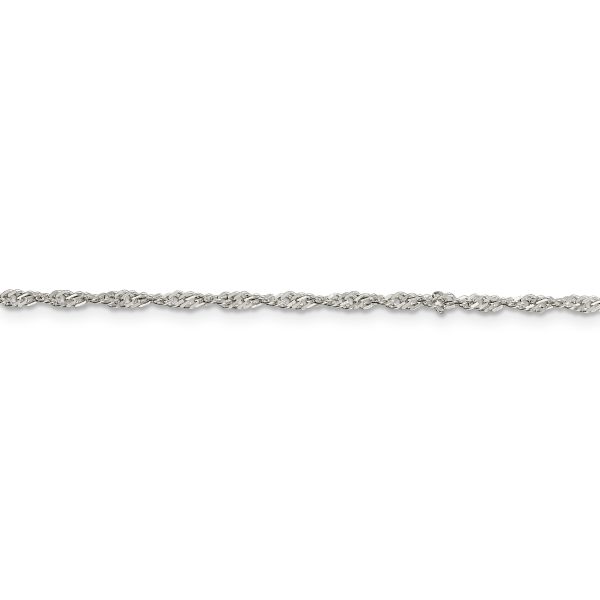 Sterling Silver 2mm Singapore Chain - Image 2