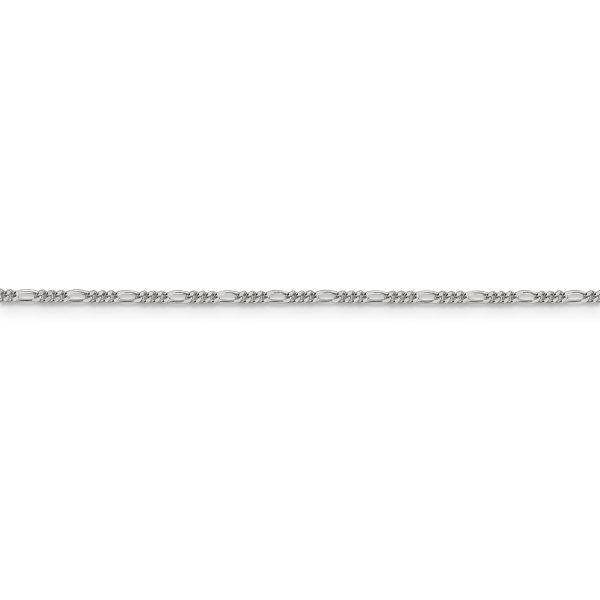 Sterling Silver 1.4mm Figaro Chain - Image 2