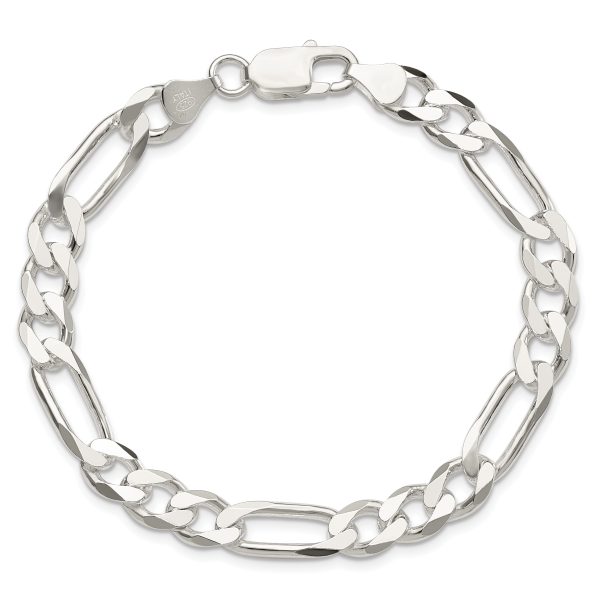 Sterling Silver 7.5mm Figaro Chain - Image 3