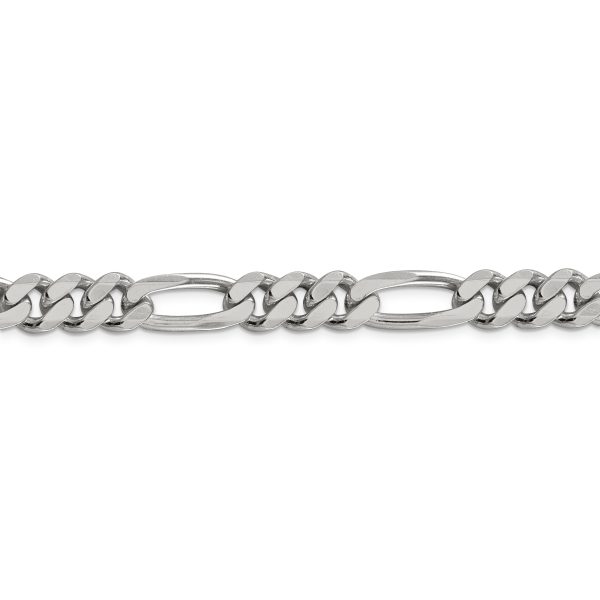 Sterling Silver 9mm Figaro Chain - Image 2