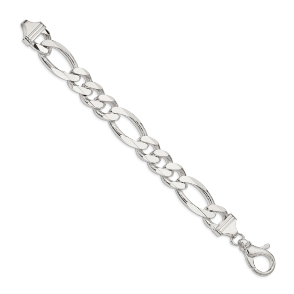 Sterling Silver 15mm Figaro Chain - Image 2