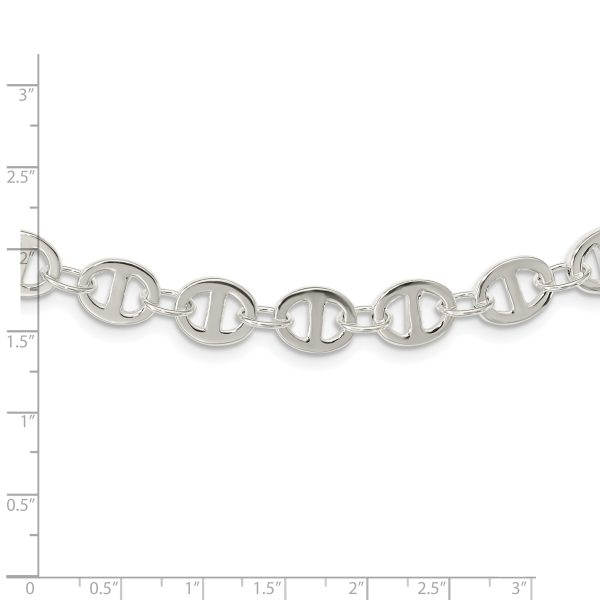 Sterling Silver Polished Fancy Link 18in Necklace - Image 3