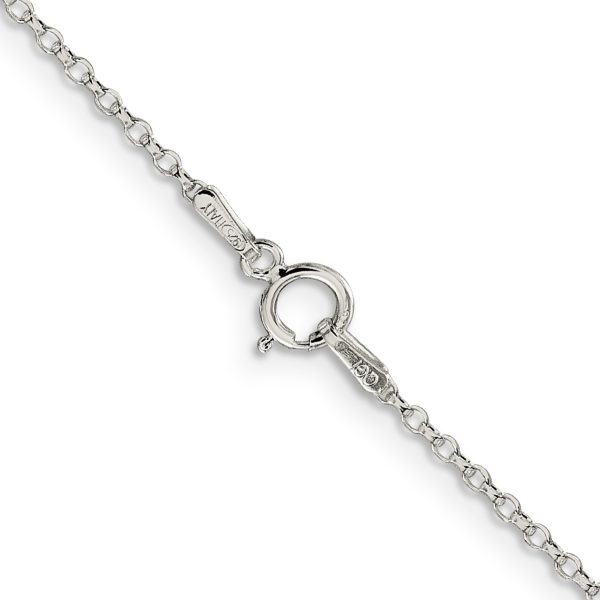 Sterling Silver 1.5mm Diamond-cut Cable Chain - Image 3