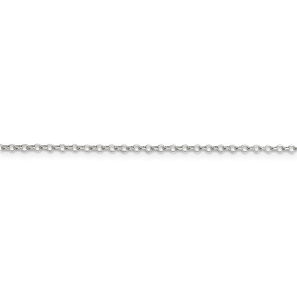 Sterling Silver 1.75mm Diamond-cut Cable Chain - Image 2