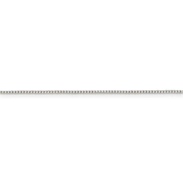 Sterling Silver 1mm Round Box Chain - Image 2