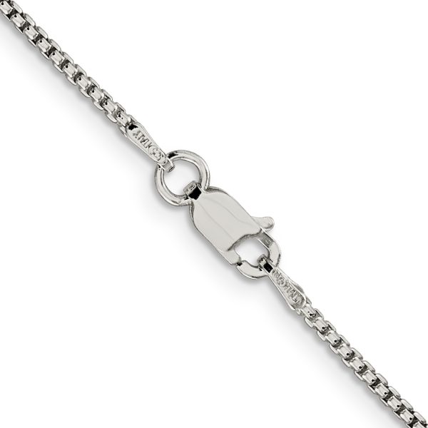 Sterling Silver 1.5mm Round Box Chain - Image 3