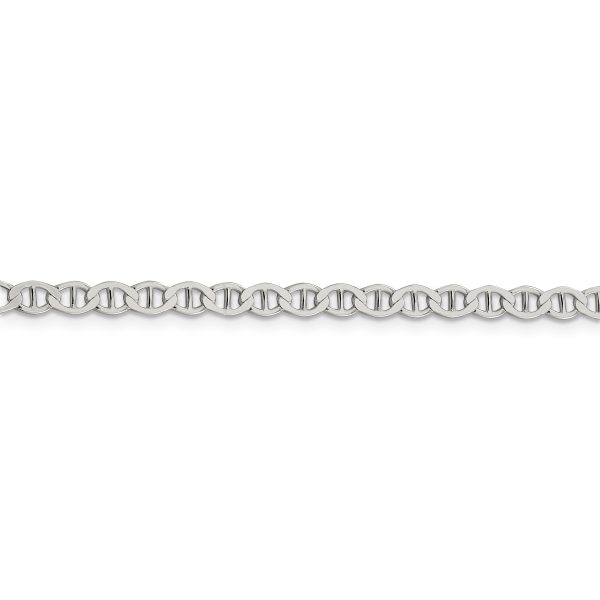 Sterling Silver 4mm Flat Anchor Chain - Image 2