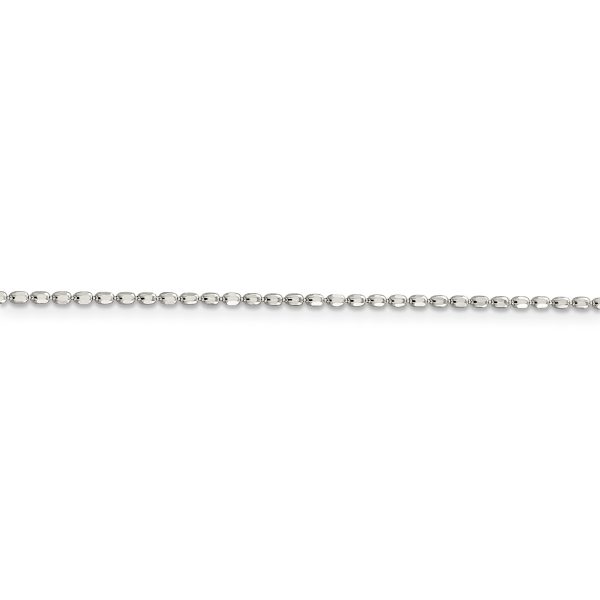 Sterling Silver 1.5mm Fancy Beaded Chain - Image 2
