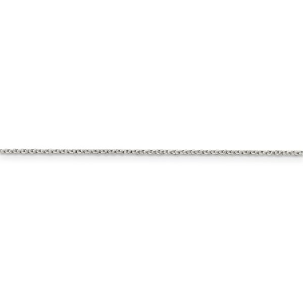 Sterling Silver 1.25mm Diamond-cut Forzantina Cable Chain - Image 2