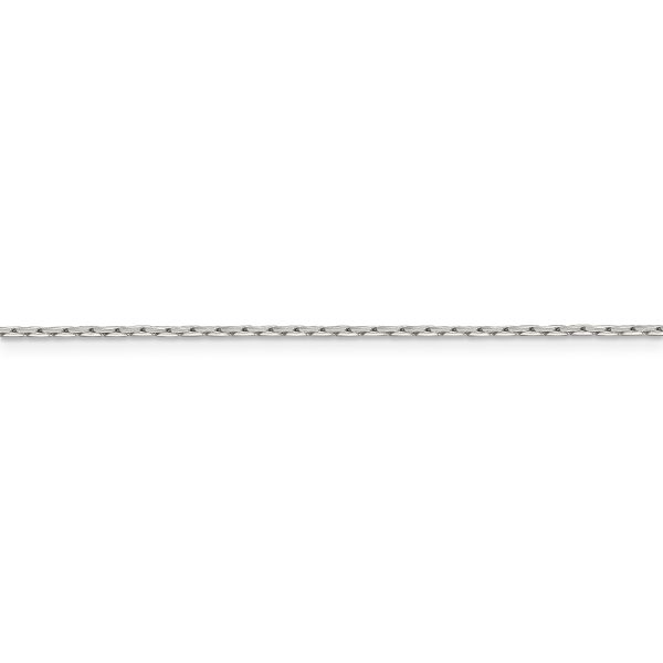 Sterling Silver 1mm Oval Box Chain - Image 2