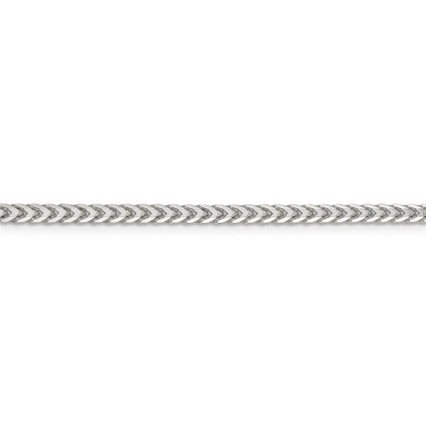 Sterling Silver 3.1mm D/C Square Franco Chain - Image 2