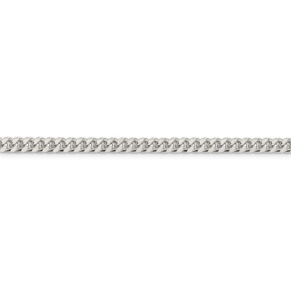 Sterling Silver 5mm Domed w/ Side D/C Curb Chain - Image 2