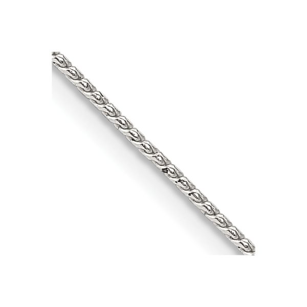 Sterling Silver .95mm Round Franco Chain w/2in ext.