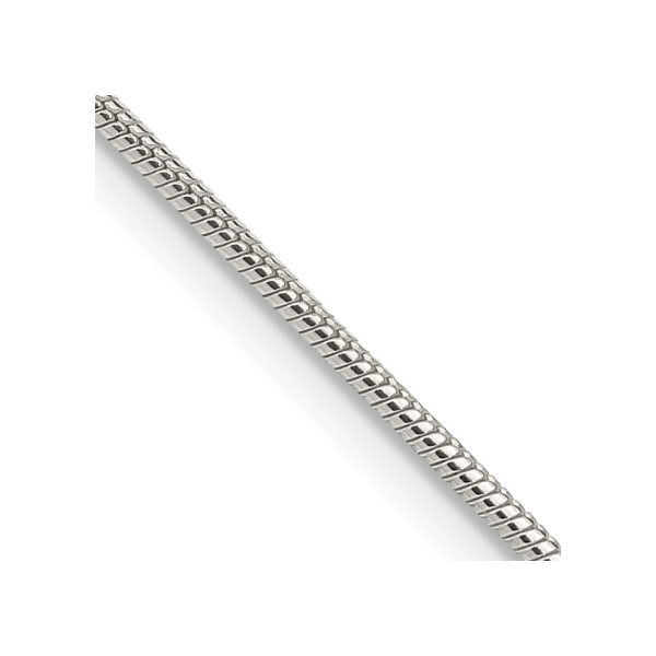 Sterling Silver 1.25mm Snake Chain w/4in ext.