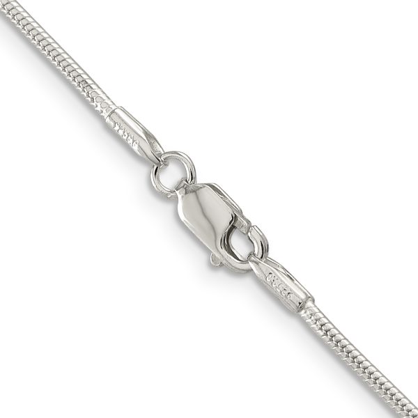 Sterling Silver 1.5mm Snake Chain - Image 3