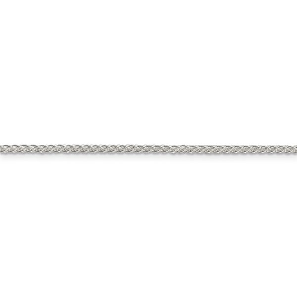 Sterling Silver 1.75mm Round Spiga Chain - Image 2