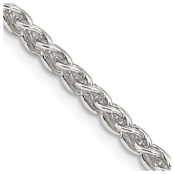 Sterling Silver 3mm Round Spiga Chain