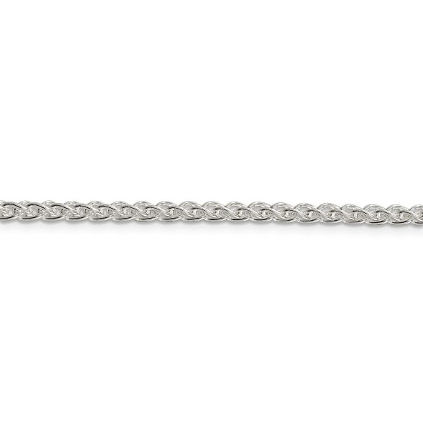 Sterling Silver 3mm Round Spiga Chain - Image 2