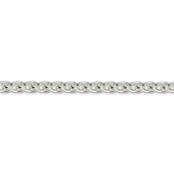 Sterling Silver 6mm Round Spiga Chain - Image 2