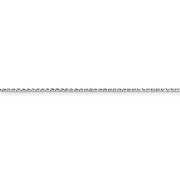 Sterling Silver 1.25mm Diamond-cut Round Spiga Chain - Image 2