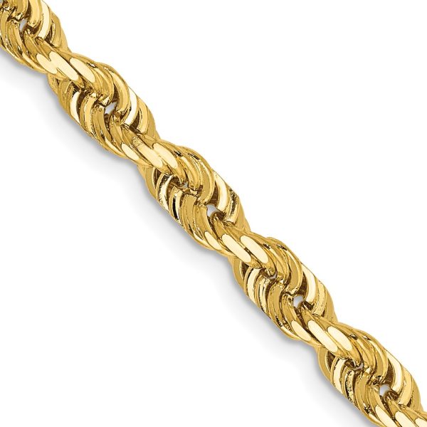 14k 4.5mm D/C Quadruple Rope Chain