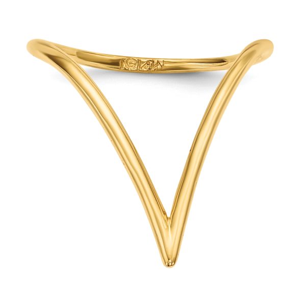 14k Chevron Shaped Ring - Image 3