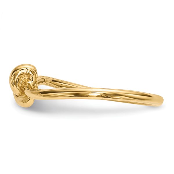 14k Polished Knot Ring - Image 2