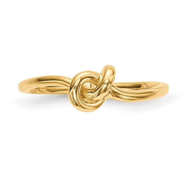 14k Polished Knot Ring - Image 3
