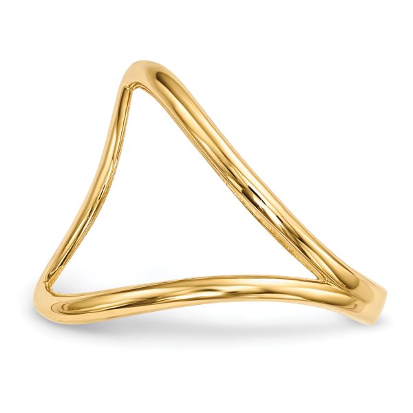 14k Gold Polished Ring - Image 2