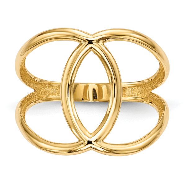 14k Gold Polished Ring - Image 3