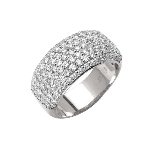 14KW 1.80CTW PAVE DIAMOND LADIES BAND