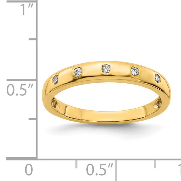 14k 5-stone Diamond Ring - Image 3