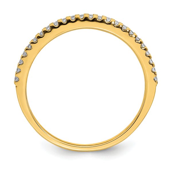 14k Diamond Wedding Band - Image 2