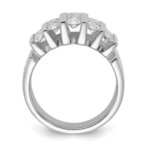 14K White Gold Lab Grown Diamond 1.5ctw VS/SI FGH Band - Image 2