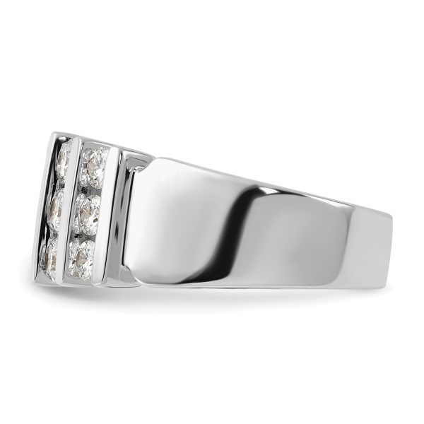 14K White Gold Lab Grown Diamond 1.5ctw VS/SI FGH Band - Image 3