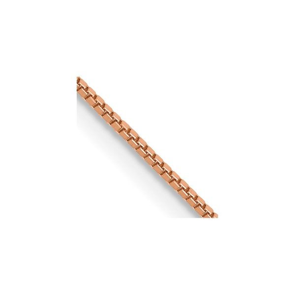 14k Rose Gold .70mm Box Chain