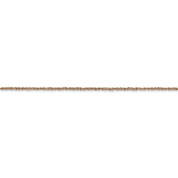 14K Rose Gold 1.1mm Ropa Chain - Image 2