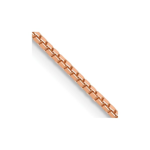 14k Rose Gold 1.0mm Box Chain