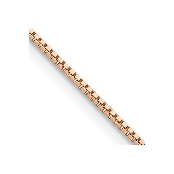 14k Rose Gold .95mm Box Chain