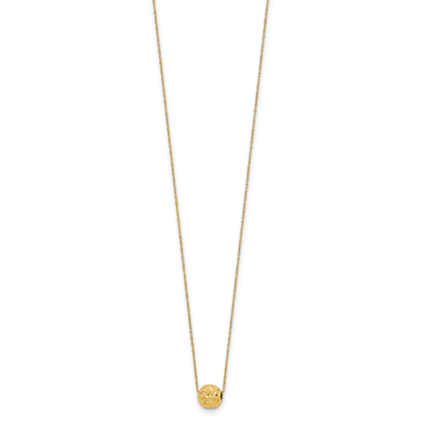 14k Bead Necklace - Image 2