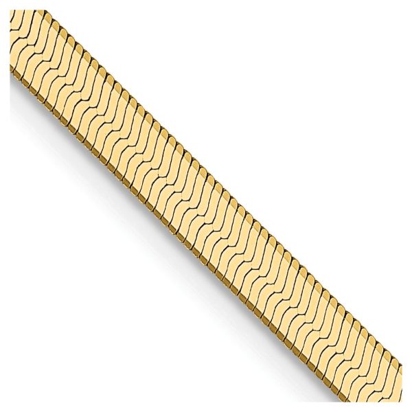 14k 3mm Silky Herringbone Chain